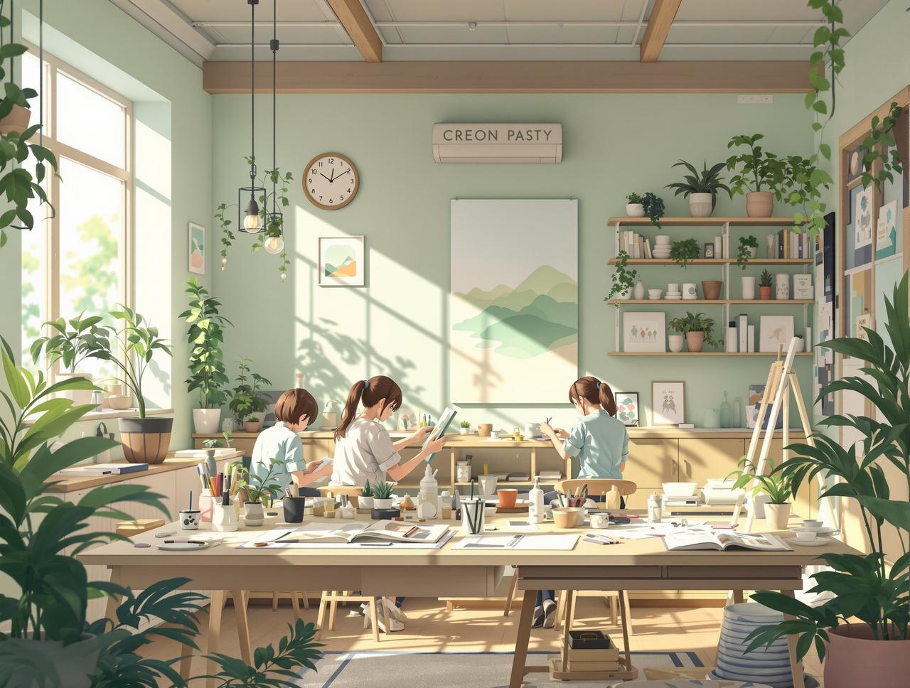红果漫看 - 品牌故事 红果漫看品牌故事 - 动画工作室创作场景
